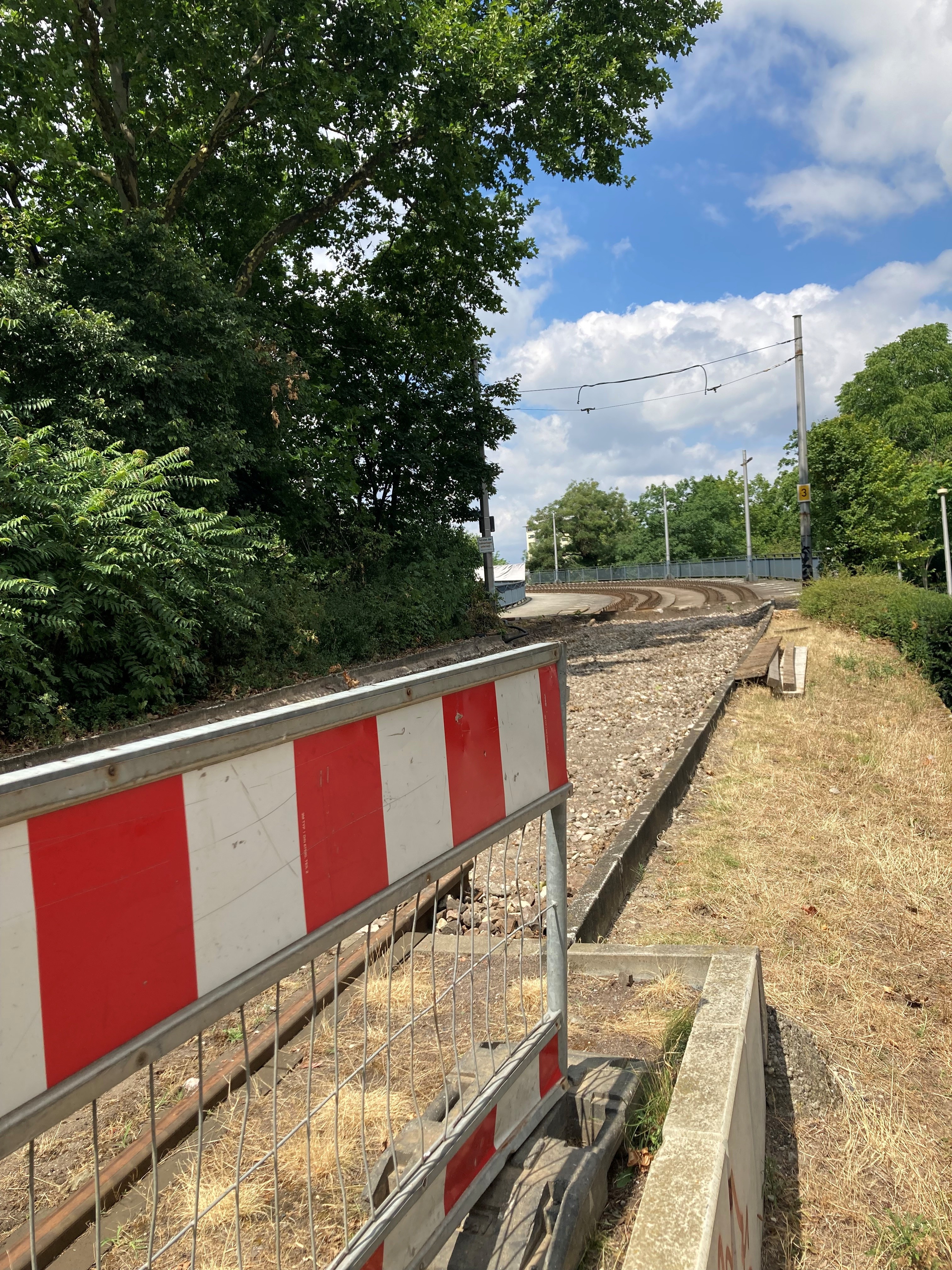 Straßenbahnrampe ab Juni wieder befahrbar