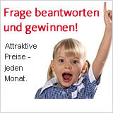 Frage beantworten und gewinnen! Attraktive Preise jeden Monat.