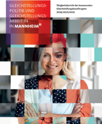 Vergrößerte Ansicht von Titelbild Tätigkeitsbericht 2018-2019-2020. Frauencollage