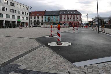 Vergrößerte Ansicht von Fertige Platzfläche