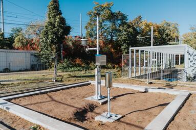 Vergrößerte Ansicht von Klimastation Schlossgartenstraße