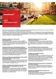 Vergrößerte Ansicht von Ziele des Zentrenkonzept Stadt Mannheim 2018