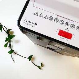 Vergrößerte Ansicht von Ein Aktenvernichter der Firma Olympia zum Ausleihen