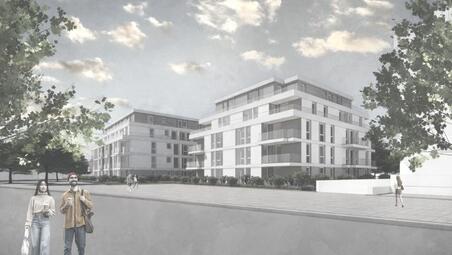 Vergrößerte Ansicht von Zeppelinstraße, Neubau Mehrfamilienhäuser_GBR 67