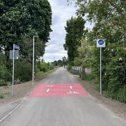 Vergrößerte Ansicht von Fahrradstraße "Auf den Ried"