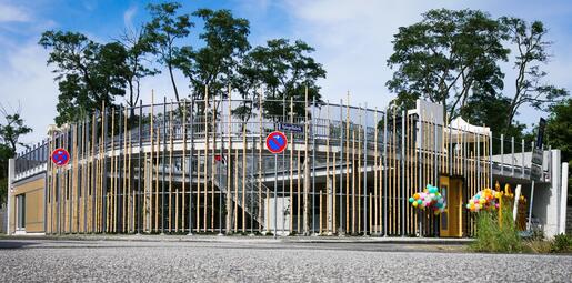 Vergrößerte Ansicht von Außenansicht des Jugendtreffs Luzenberg