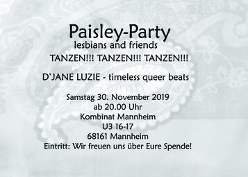 Vergrößerte Ansicht von paisley-party für lesbians and friends
