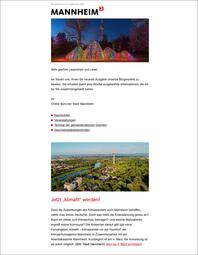 Vergrößerte Ansicht von Beispiel eines Bürgerbriefs