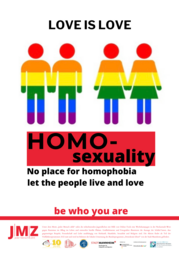 Vergrößerte Ansicht von Plakat aus dem Projekt Marie-Curie-Schüler*innen machen mobil gegen Rassismus und Antiziganismus