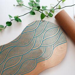 Vergrößerte Ansicht von Balance Board, Holzbrett mit Rolle