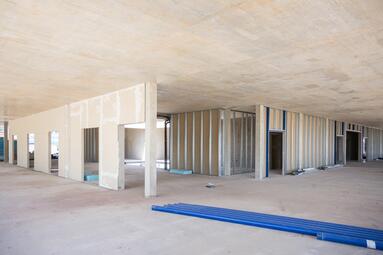 Vergrößerte Ansicht von Bauarbeiten Franklinschule 2022