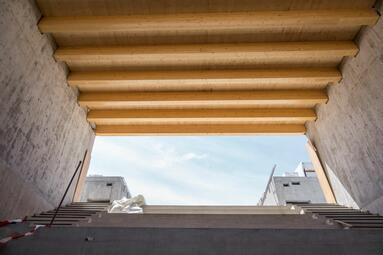 Vergrößerte Ansicht von Bauarbeiten Franklinschule 2022