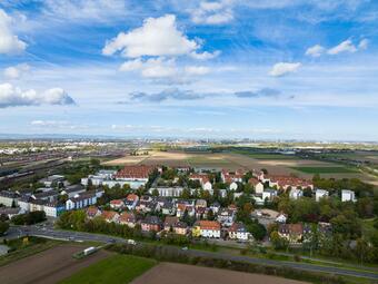 Vergrößerte Ansicht von Die Hochstätt von oben