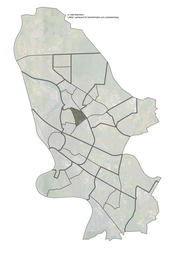 Vergrößerte Ansicht von Das Luftbild zeigt die Lage des Stadtteils Neckarstadt-Nordost im Stadtgebiet.