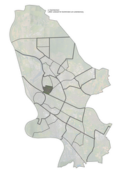 Vergrößerte Ansicht von Das Luftbild zeigt die Lage des Stadtteils Neckarstadt-Ost im Stadtgebiet.