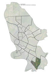 Vergrößerte Ansicht von Das Luftbild zeigt die Lage des Stadtteils Rheinau-Mitte im Stadtgebiet.