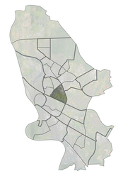 Vergrößerte Ansicht von Das Luftbild zeigt die Lage des Stadtteils Wohlgelegen im Stadtgebiet.