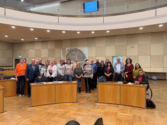 Vergrößerte Ansicht von Mitglieder des Runden Tisches Inklusion am 17.12.2026 im Ratssaal