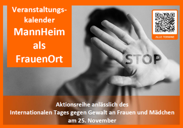 Vergrößerte Ansicht von Vorderseite der Postkarte zum Kalender MannHeim als FrauenOrt