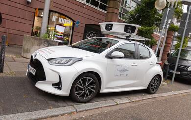 Scan-Fahrzeug in Mannheim