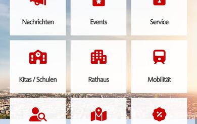 Screenshot der Mannheim-App