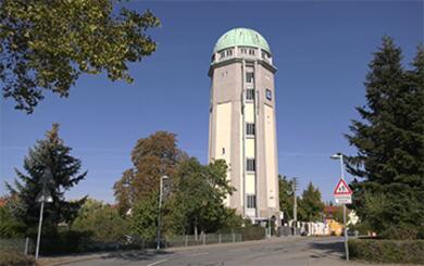 Der Wasserturm von Seckenheim, genannt Glatzkopp