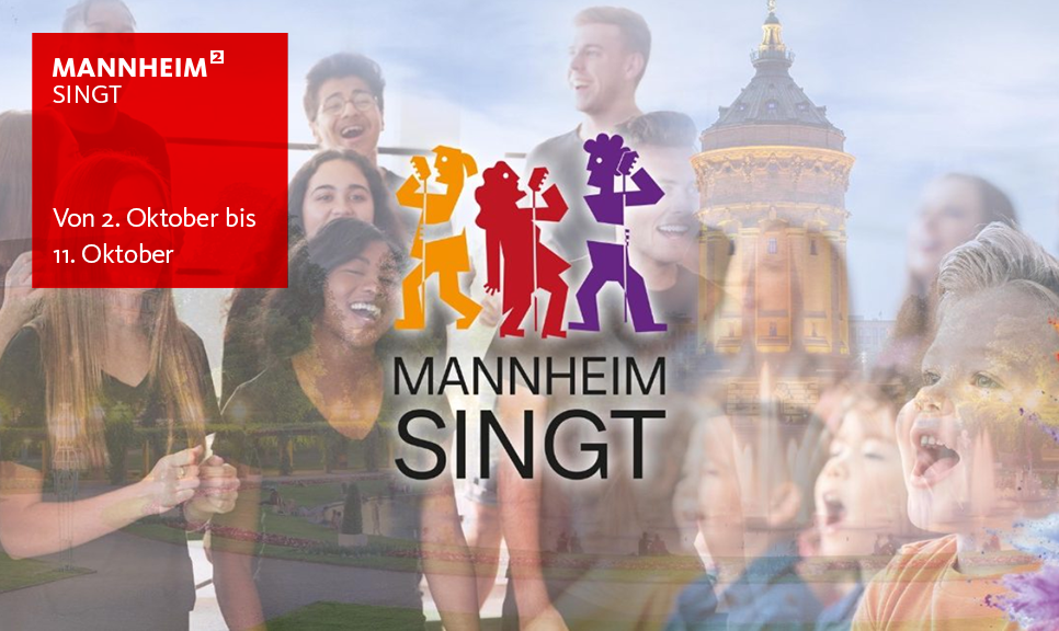 Werbemotiv des Chor-Festivals Mannheim singt