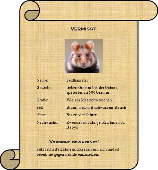 Für Kinder - Steckbrief