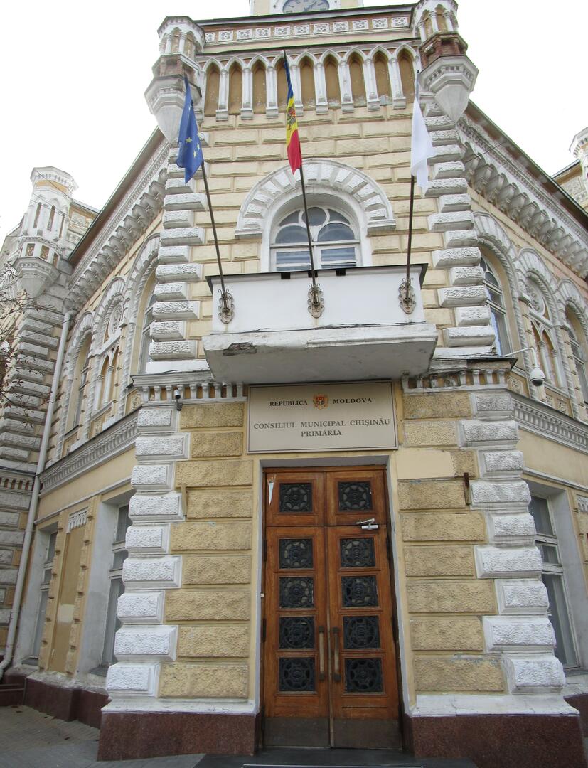 Das Rathaus in Mannheims Partnerstadt Chișinău