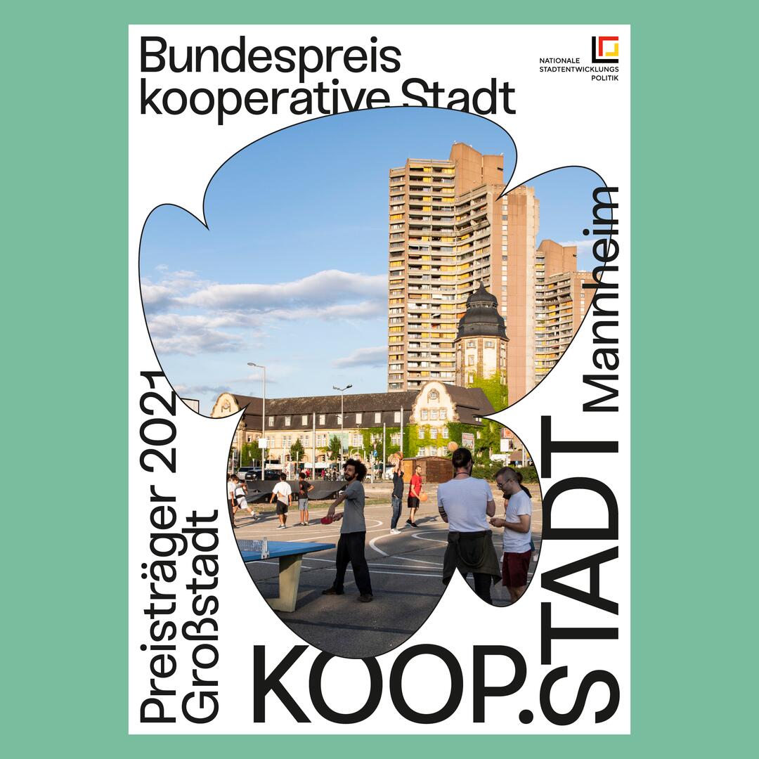 Poster Mannheim Preisträger Kooperative Stadt