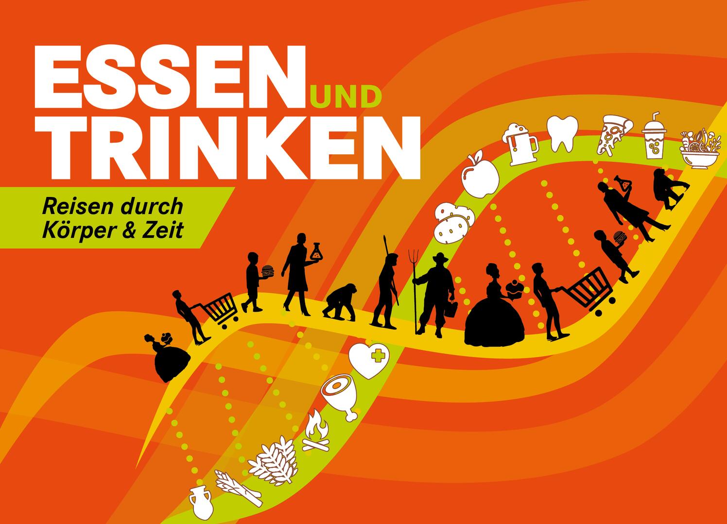 Ausstellungsplakat "Essen und Trinken"