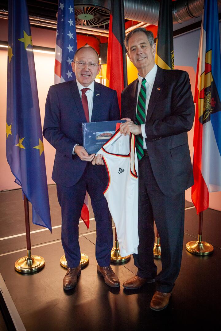 Empfang für US-Generalkonsul Norman Thatcher Scharpf in Mannheim