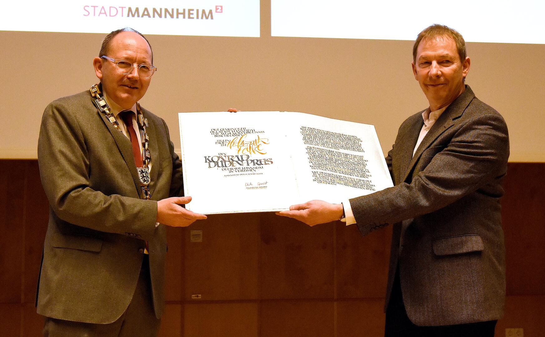 Verleihung Konrad-Dudenpreis 2023