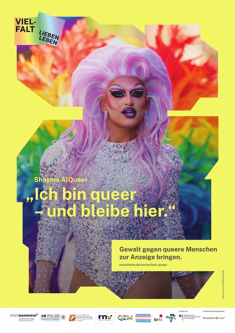 Kampagne Queere Sicherheit - Shayma AlQueer