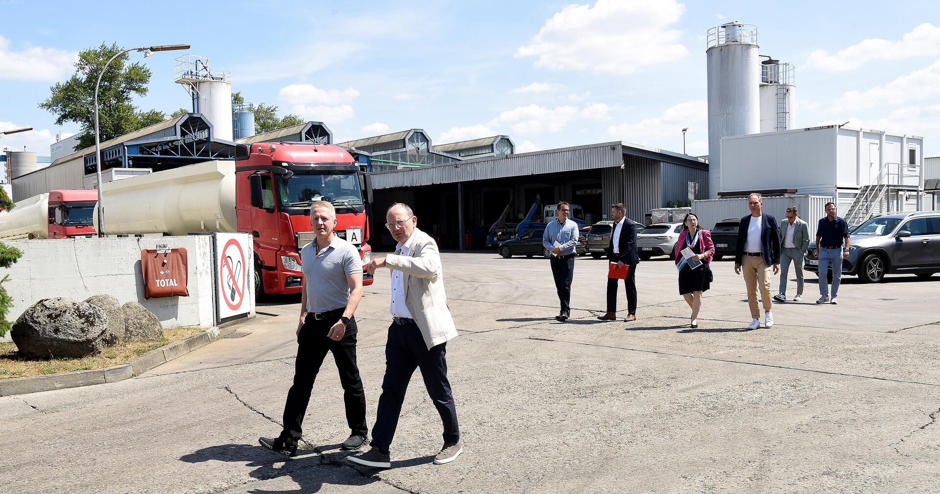 OB Firmenbesuch bei der GLASS Gruppe