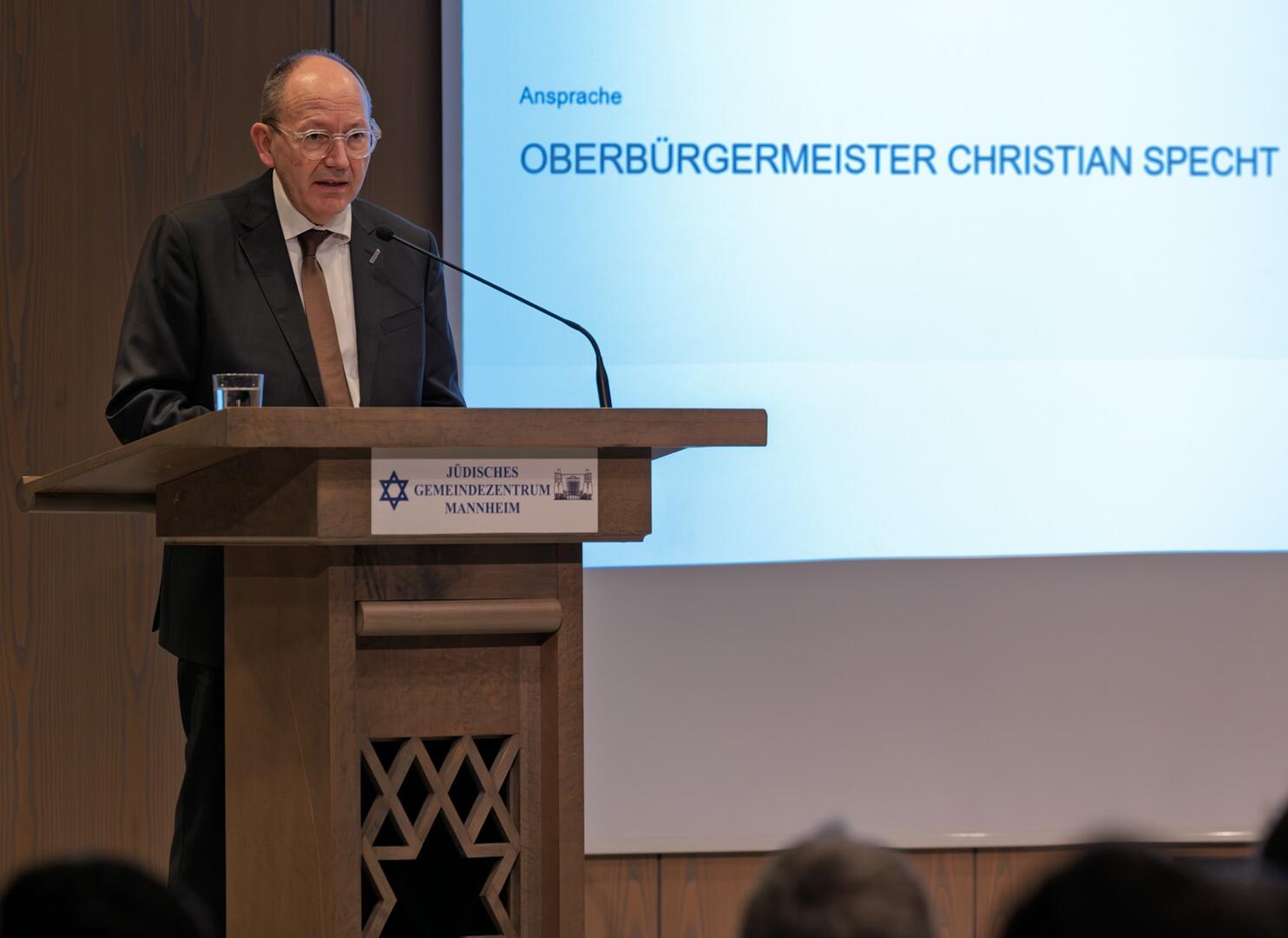 Holocaust-Gedenktag: Rede von Oberbürgermeister Specht