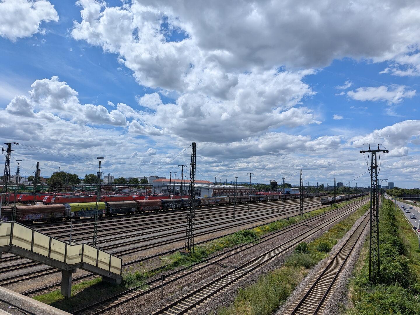 Schienenetz Frachtbahnhof Mannheim