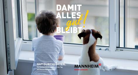 Vergrößerte Ansicht von Mannheim bleibt achtsam - Plakat 3