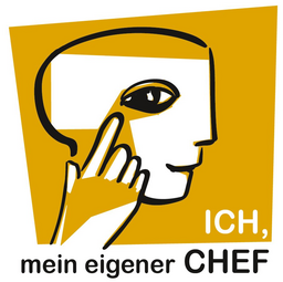 Vergrößerte Ansicht von schwar-gelbes Logo des Programms ICH mein eigener CHEF