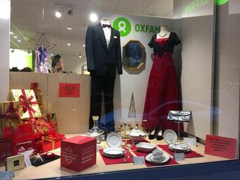 Vergrößerte Ansicht von Schaufensterwettbewerb Oxfam Publikumspreis