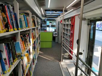Vergrößerte Ansicht von Mobile Bibliothek der Stadtbibliothek Mannheim