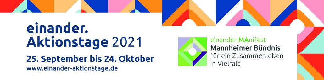 Vergrößerte Ansicht von Logo der einander.Aktionstage 2021 vom 25. September bis 24. Oktober
