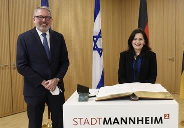 Vergrößerte Ansicht von Antrittsbesuch der israelischen Generalkonsulin Carmela Shamir in Mannheim