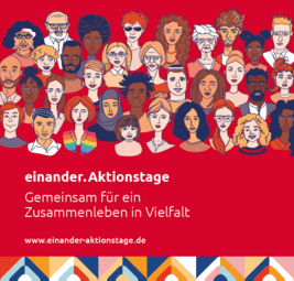 Vergrößerte Ansicht von Symbolbild einander.Aktionstage2