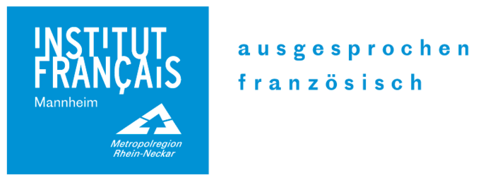 Vergrößerte Ansicht von Blau-weißes Logo des Institut Français Mannheim