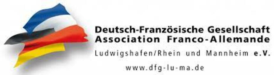 Vergrößerte Ansicht von Schriftzug / Logo der Deutsch-Französischen Gesellschaft Ludwigshafen am Rhein und Mannheim e.V.