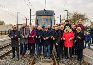 Vergrößerte Ansicht von Einweihung FRANKLIN-Bahn