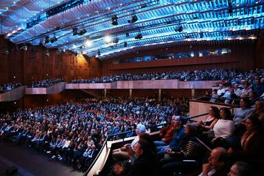 Vergrößerte Ansicht von Blick in den Mozartsaal beim Neujahrsempfang 2024