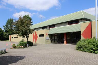 Vergrößerte Ansicht von Außenansicht der Lilli-Gräber-Halle in Friedrichsfeld