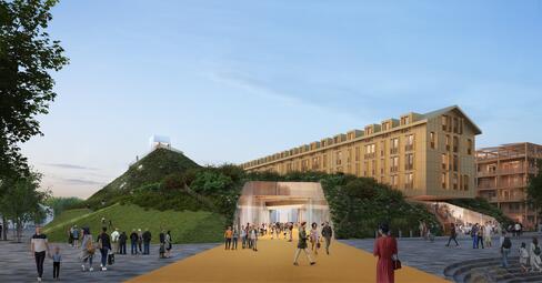 Vergrößerte Ansicht von Die FRANKLIN Grüne Mitte feiert Richtfest (02)